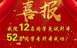 喜報(bào)！我院12名同學(xué)免試升本！52名同學(xué)專升本成功